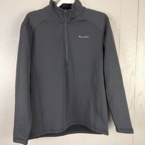 Moosejaw Mountaineering Half Zip Jacket Mens M Black Lined Outdoor